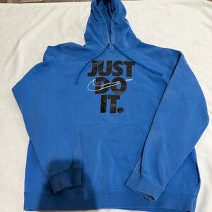 Nike Just Do It Blue Hoodie